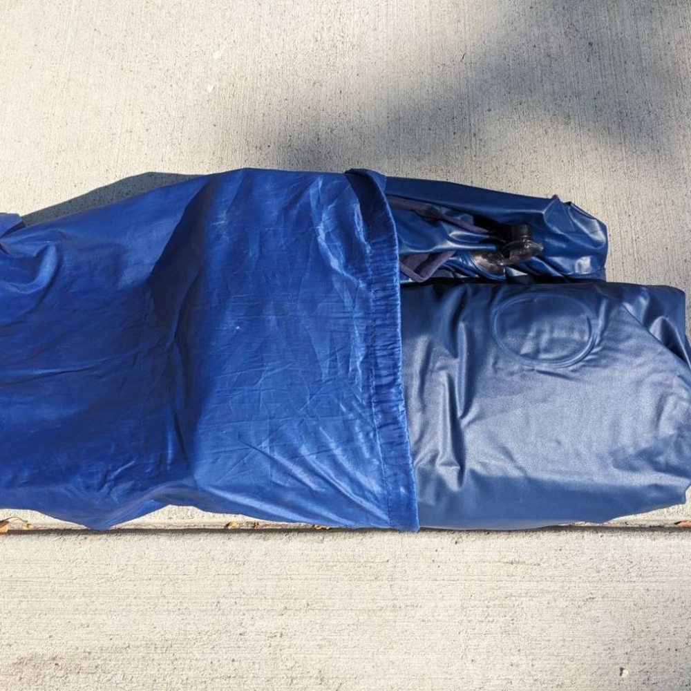Blue Inflatable Mattress
